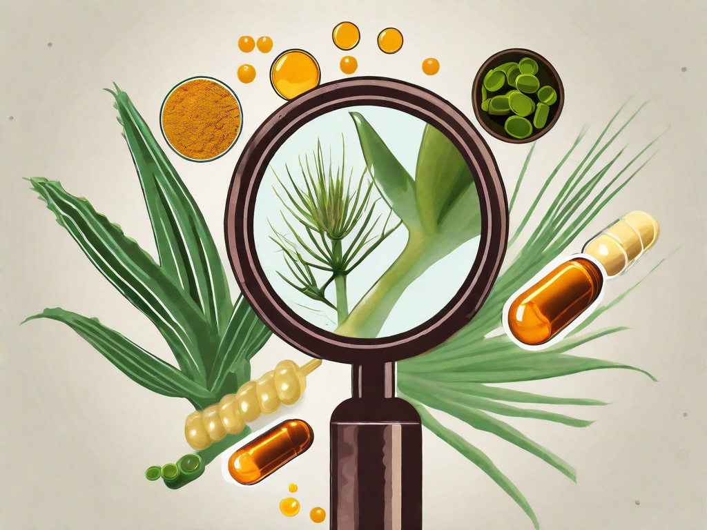 A variety of natural elements like aloe vera