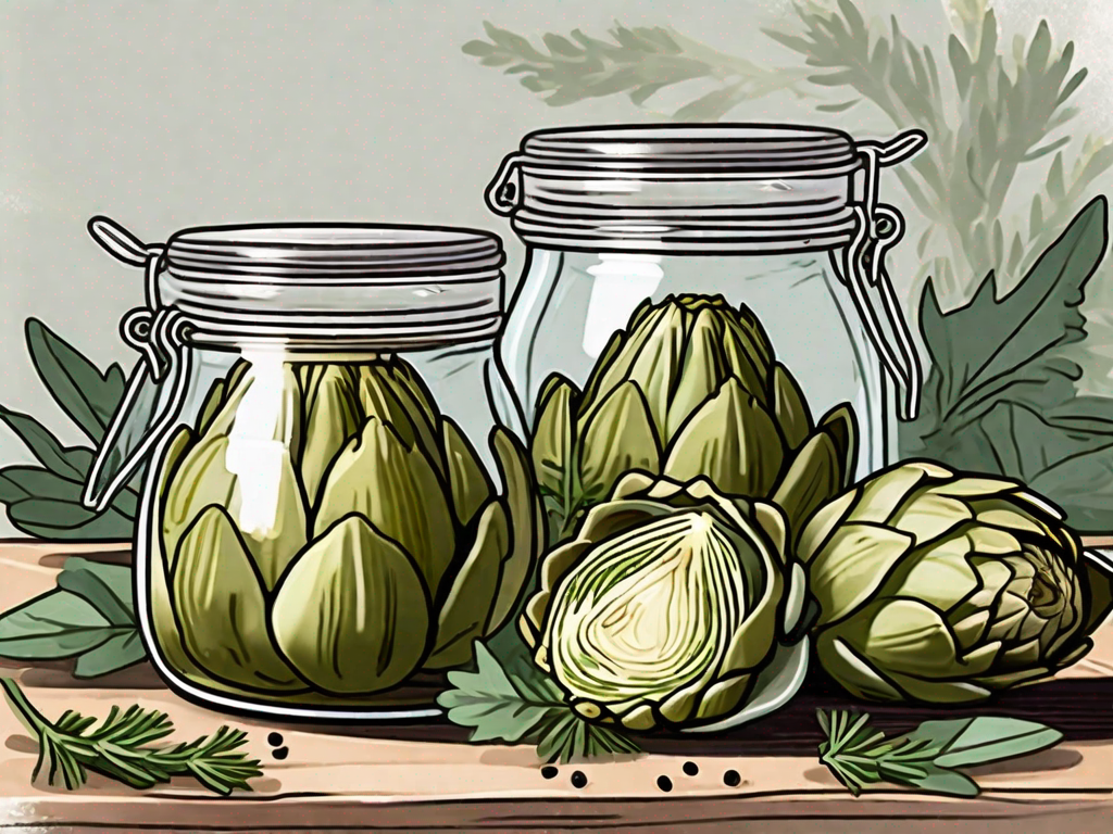 Eingelegte Artischocken