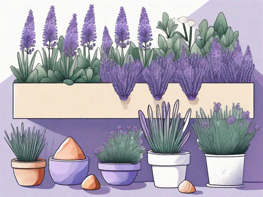 Lavendel im Balkonkasten