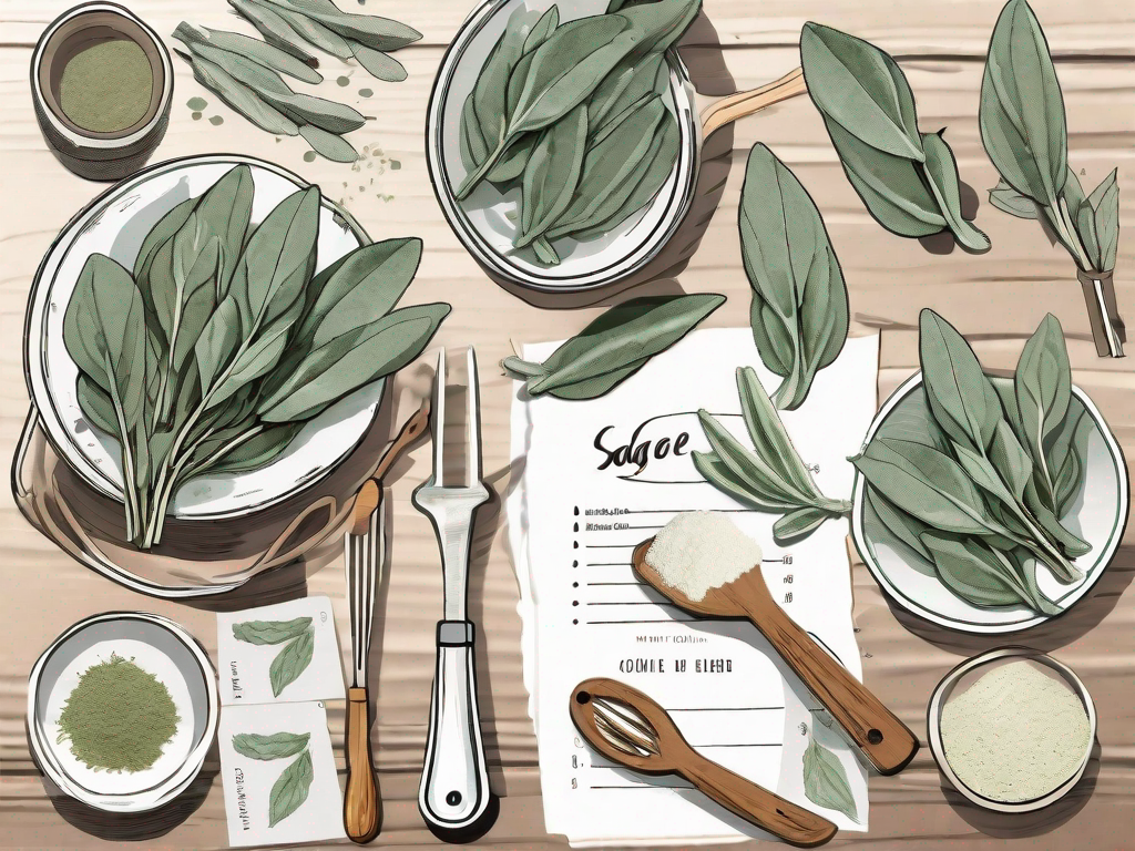 Salbei in der Kräuterküche