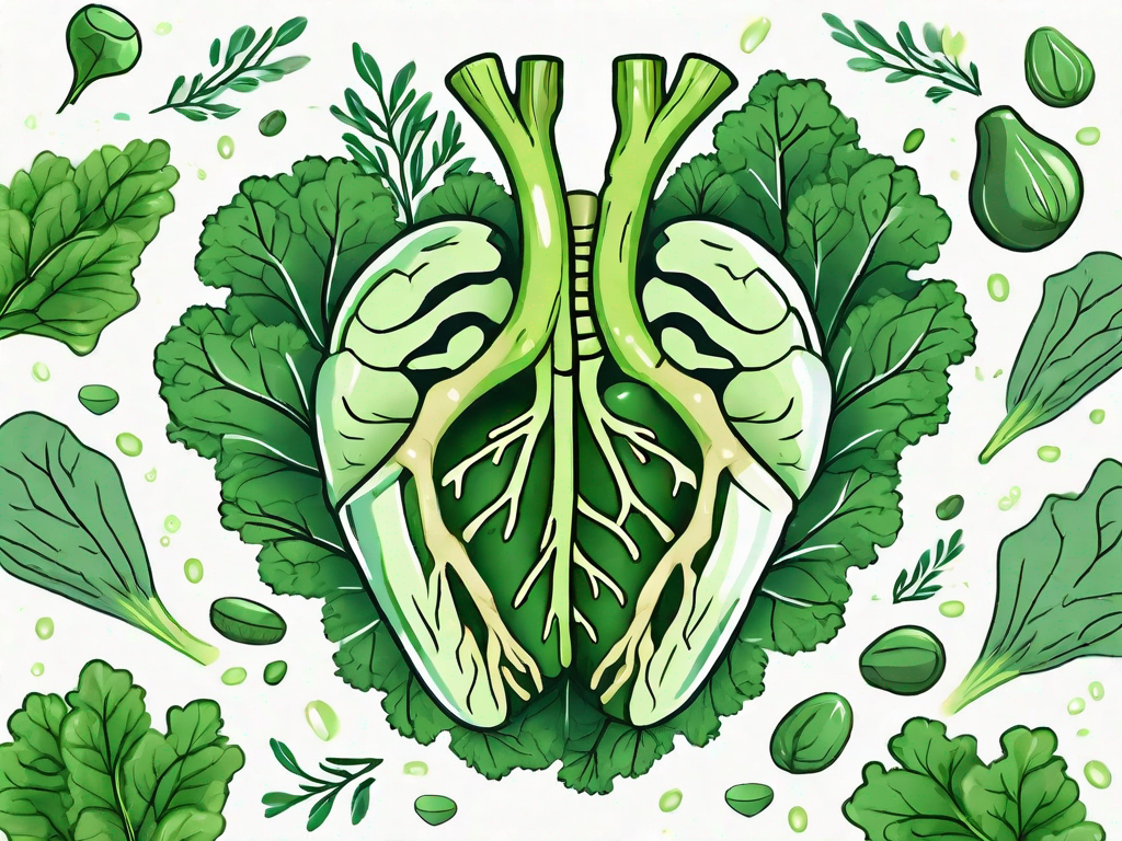 A healthy heart and strong bones surrounded by vibrant