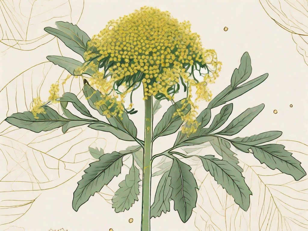 The goldrutenkraut plant