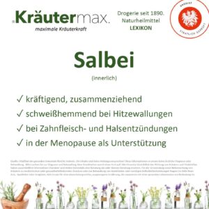 Salbei gegen Husten: Unterstützung der Atemwege. 1 Salbei innerlich Vitalstoff Foto web