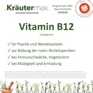 Vitamin B12 Müdigkeit: "Kampf gegen die Erschöpfung: Wie Vitamin B12 bei Müdigkeit helfen kann" 1 Vitamin B12 Cobalamin Vitalstoff Foto web