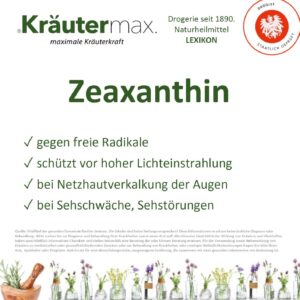 Zeaxanthin: Das Carotinoid für gesunde Augen und gute Sehkraft 1 Zeaxanthin